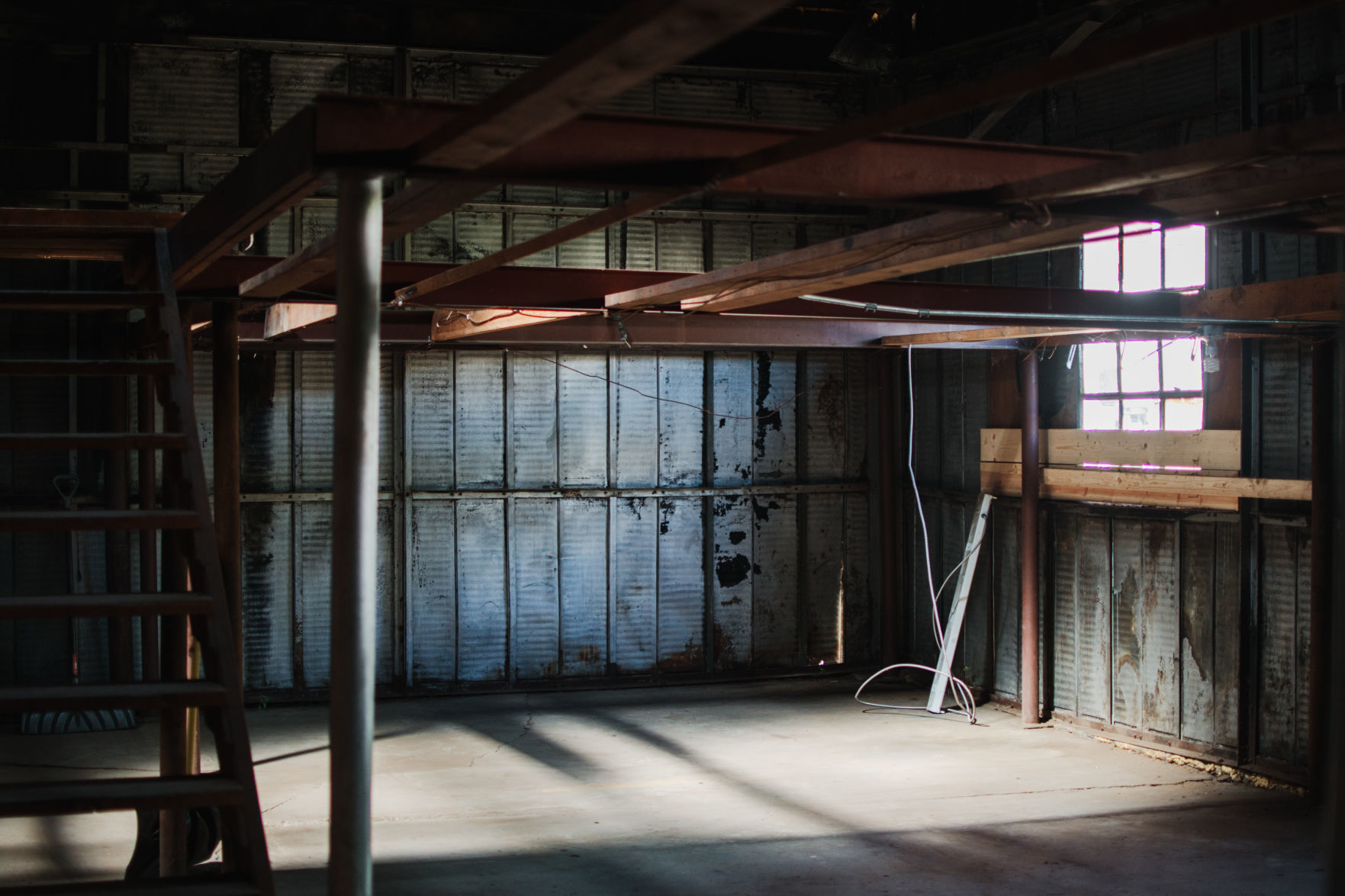 Trachte building, East Main Street, interior